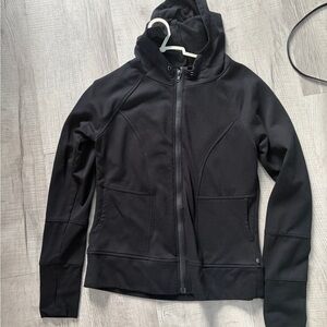 Black Zip-Up Hoodie